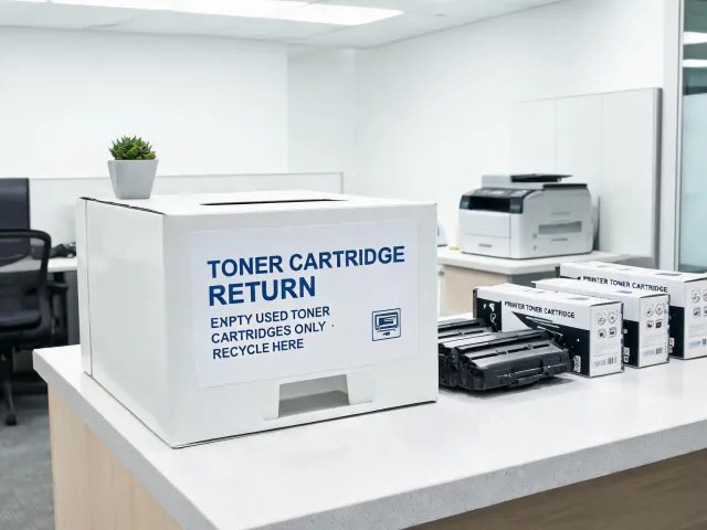 Toner return station